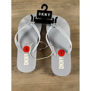 DKNY Gray Women's Size 6 Flip Flop Sandal- New with Tags‎